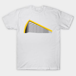 Yellow  abstract paint lineart T-Shirt